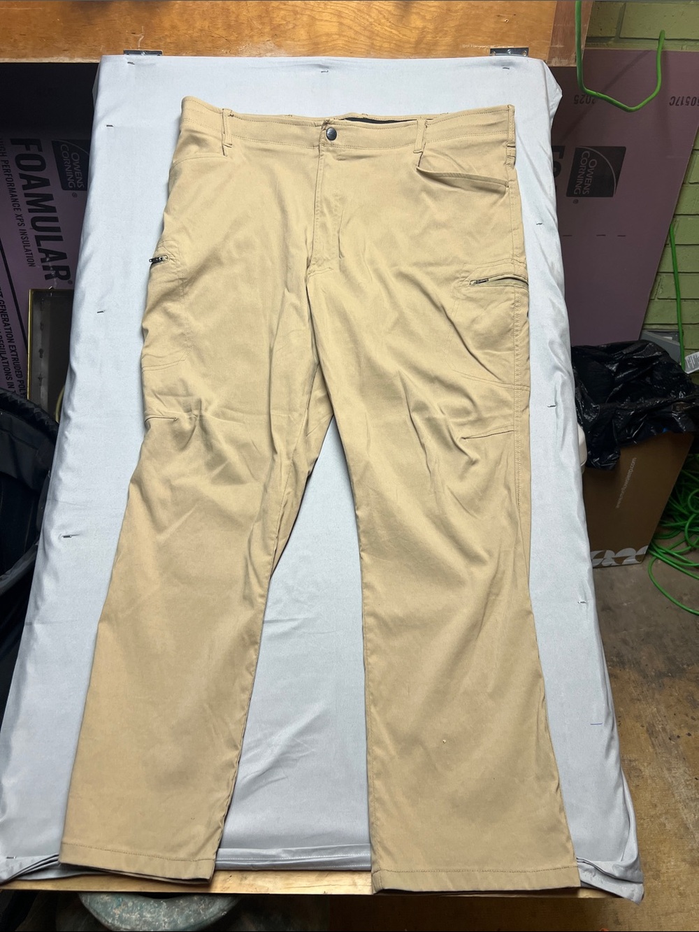 Wrangler Men's Khaki Tan Work Chinos